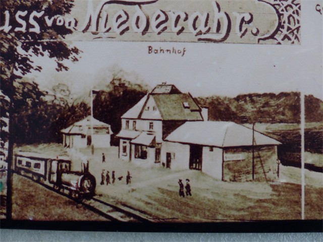 Bahnhof Niederahr ca. 1910