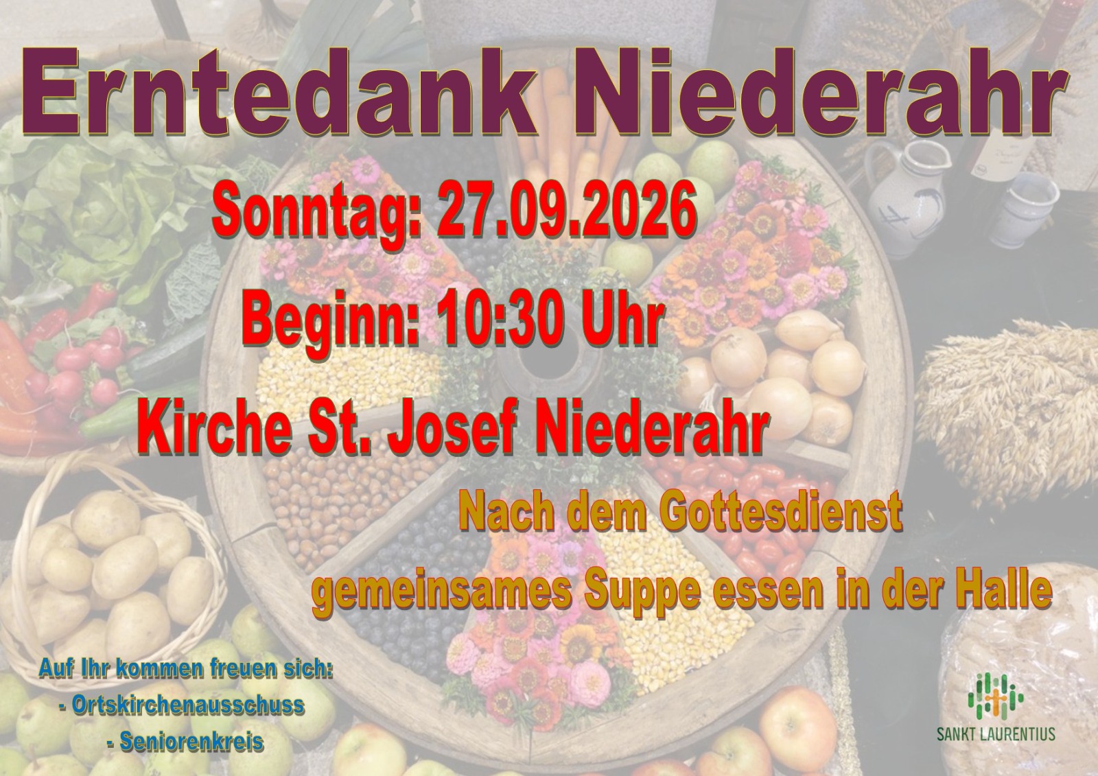 Erntedankfest 27.09.2026