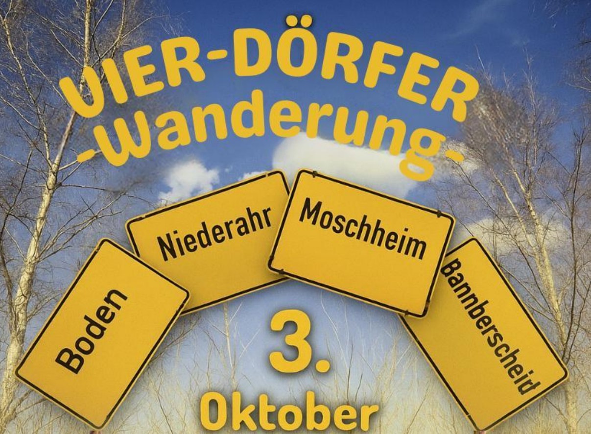 Vier-Dörfer Wanderung 2026
